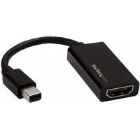 StarTech.com Mini DisplayPort auf HDMI Adapter - 4K 60Hz - Mini DP oder Thunderbolt 1/2 auf HDMI Monitor/Bildschirm - mDP auf HDMI Dongle (MDP2HD4K60S)