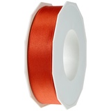 PRÄSENT C.E. Pattberg Satin rot, Satinband zum Einpacken von Geschenken, 25 mm Breite, Geschenkband zum Dekorieren & Basteln, Dekoband, Anlass