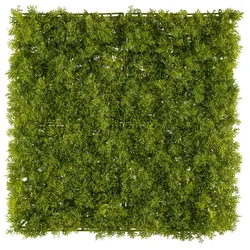 CREATIV green künstliche Pflanze Islandmoos Matte 50x50cm, Kunststoff schwer entflammbar