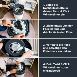 TOMMEE TIPPEE Twist & Click Nachfüllkassette 18 Stück