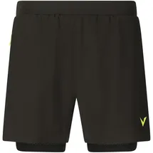 Virtus Ado 2in1 Ripstop Shorts Herren schwarz - schwarz