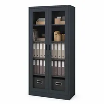 Jan Nowak AMELIA Aktenschrank 185 x 90 x 40 cm Anthrazit