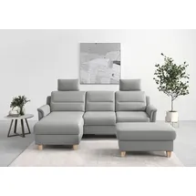 sit&more Ecksofa »Farö L-Form« inklusive Federkern, wahlweise mit Bettfunktion und Bettkasten
