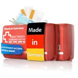 BigDean 2 Stück KFZ Verbandstasche 2025 "MADE IN GERMANY" Verbandskasten nach aktueller Norm – Erste Hilfe Set Auto europaweit nutzbar – DIN 13164:2022 (StVO konform)