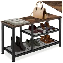 Tectake Taunton 80 x 46 x 30 cm braun / industrial