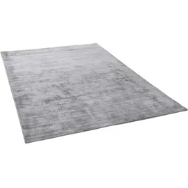 Tom Tailor Shine uni Kurzflorteppich 85 x 155 cm grau