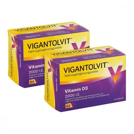 Procter & Gamble Vigantolvit 2000 I.E. Vitamin D3 Kapseln 2 x 120 St.