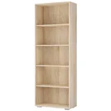 CASARIA Bücherregal Vela 60 x 190 x 28 cm Braun