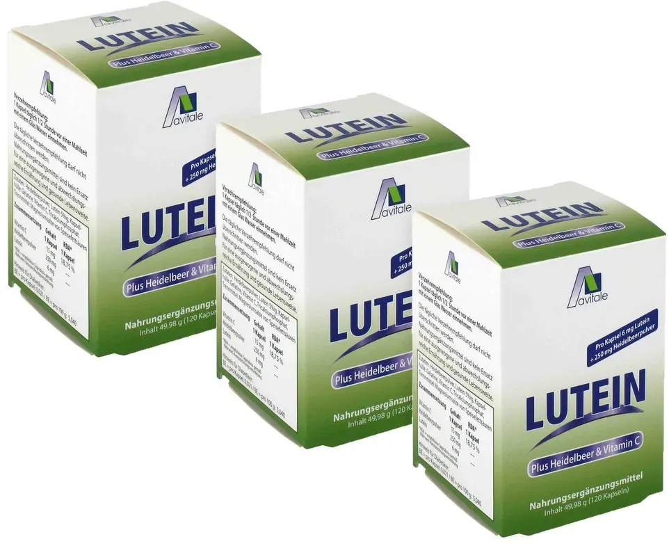 Avitale Lutein Kapseln 3X120 St