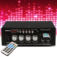 ETC Shop Verstärker Bluetooth Karaoke Stereo Hifi Party Anlage 2x 25 Watt USB SD MP3 Fernbedienung UKW Radio 16x11,8x5,8cm