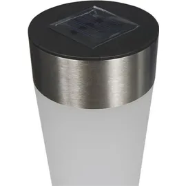 Grundig LED Solar Lampe, Stahl, silber, 7.5 x 7.5 x 56 cm, 89643