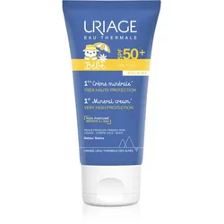 Uriage Bébé 1st Mineral Cream SPF 50+ mineralische Sonnencreme SPF 50+ 50 ml