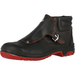 Schweißer-Sicherheitsstiefel S3 "BOTTROP" - 41 - schwarz, Rot