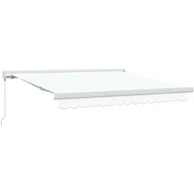 vidaXL Manuelle Ausziehbare Markise 300 x 250 cm weiß