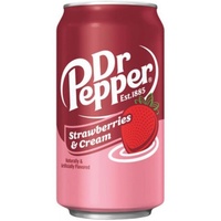 Dr. Pepper Strawberries & Cream 355ml Erfrischungsgetränk inkl. DPG Pfand