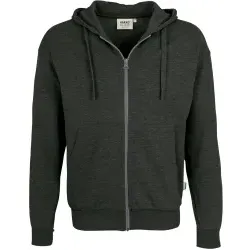 HAKRO® Kapuzen-Sweatjacke PREMIUM, 605, anthrazit 1 Stück, Größe: 3XL