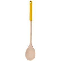 Fackelmann Kochlöffel Holz mit farbigem Silikongriff Orange
