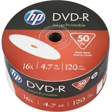 HP DVD-R 4,7 GB (120min) 16x Inkjet Printable 50-Spindle Bulk