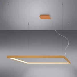 Sollux Lighting Pendellampe Wohnzimmerleuchte Hängelampe gold Esszimmerlampe LED Designleuchte