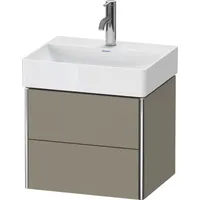 Duravit XSquare Waschtischunterbau wandhängend für DuraSquare Waschtisch × steingrau
