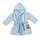 Egeria Babybademantel EGERIA "Teddy Bear" Gr. 92, blau (hellblau), L:53cm, Walkfrottee, Hausmäntel, mit Kapuze und kleiner Stickerei, Organic Cotton