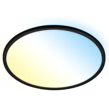 Briloner LED Panel Slim 1 schwarz Ø 42 cm