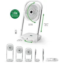 Macom Slimmy 35,8 cm Tischventilator Weiß