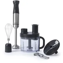 Petra 5-in-1 Stabmixer, Zerkleinerer, Stabmixer, Schneebesen, Hacken, Schneiden, Schreddern, Edelstahlklingen, 1,2 l BPA-freier Behälter, 2 Geschwindigkeitsstufen