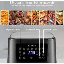 Klamer Heißluftfritteuse XL