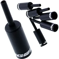 Jagwire Zugendhülsen Jagwire Lined 4 mm Alu Schwarz