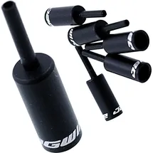 Jagwire Zugendhülsen Jagwire Lined 4 mm Alu Schwarz