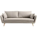 miliboo Skandinavisches 3-sitzer-sofa beige Creep