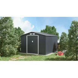 Metallgerätehaus Eddy - Dunkelgrau