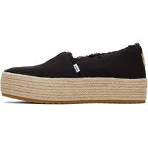 TOMS Valencia Schwarz Leinen, 40