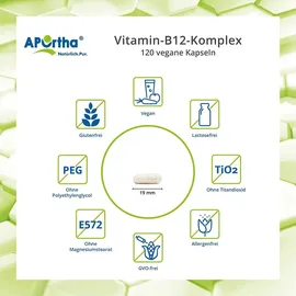 APOrtha Vitamin B12 Komplex vegan Kapseln 120 St.