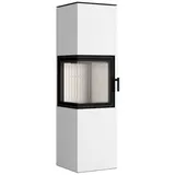Hajduk Kaminofen PIXEL XXL ECK-KAMINOFEN 7KW WEISS OFEN HÖHE 163,5 CM
