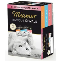 Miamor Ragout Royale in Jelly Pute, Lachs & Kalb 12 x 100 g