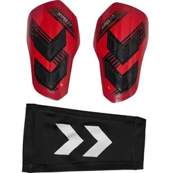 HUMMEL Schoner HML SHIN GUARDS HYPER FIT, POPPY RED/TRANSPARENT, M