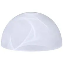 H4L Lampenglas weiß Ø 149mm Alabasterglas E14 Ersatzglas Leuchtenglas rund Glasschirm