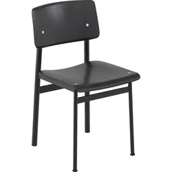 Loft Stuhl schwarz schwarze Beine