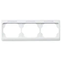 Busch-Jaeger 1723NSKA-24G Abdeckrahmen 3-fach Rahmen mit Sichtfenster waagerecht 2CKA001754A4068 1723NSKA24G