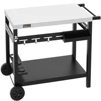 Royal Gourmet Grillwagen 137,5 kg Edelstahl silber