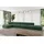 altdecor Ecksofa modulares Sofa Kerru-L3 - 475x190x70 cm Grün Cord