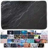 Sanilo Badteppich Granit Schwarz 50 x 80 cm