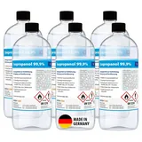 Isopropanol 99,9% IPA Isopropylalkohol, Lösungsmittel, Verdünnungsmittel, Reinigungsalkohol zum Entfetten, rückstandfrei und geruchslos, verdunstet schnell für Haushalt, Werkstatt, Industrie