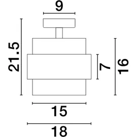 Nova Luce Sianna E27