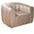 Riess-Ambiente Loungesessel BABYLON Samt 360° drehbar 1-St 70 x 70 x 70 cm champagner