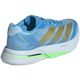 adidas Adizero Boston 13 Damen Blue Burst/Gold Metallic/Glow Blue 40