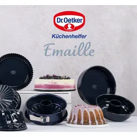 Dr. Oetker Back-Liebe Emaille Garantieform mit Hebeboden Ø 26 cm