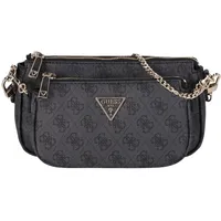 GUESS Umhängetasche Noelle Double Pouch Crossbody Umhängetaschen Grau Damen